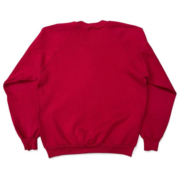 Vintage Grannycore Winter Bunny Goose Holidays Crewneck Christmas Sweatshirt L - Picture 4 of 8